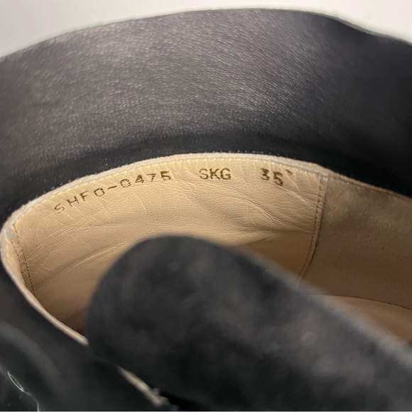 3.1 Philip Lim Womens Black Suede Leather Fringe Tassel Booties Size 35 US 4.5 - Picture 10 of 16